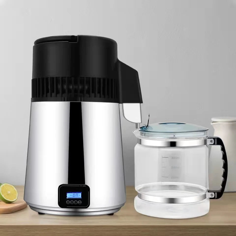 4l Water Distiller 750w Stainless Steel Bottle Food-Grade