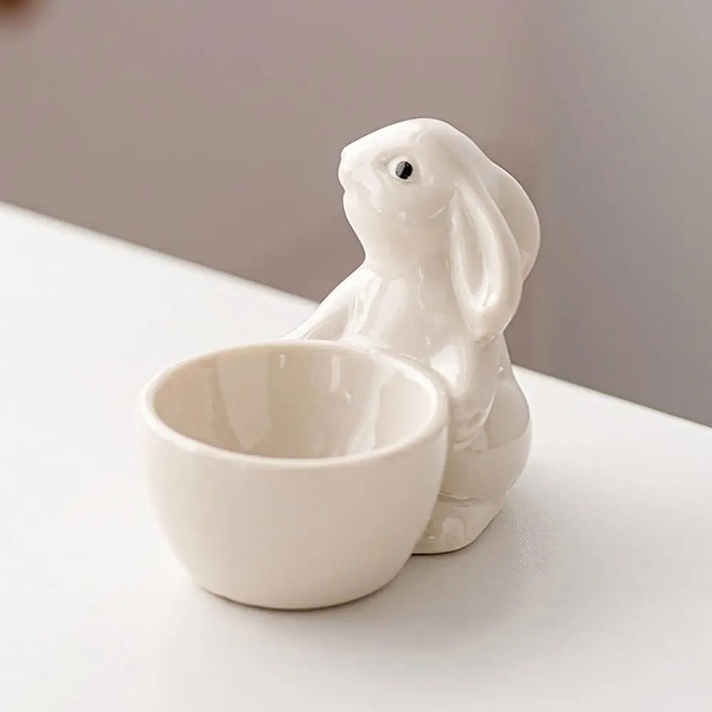 Egg Display Cup Bunny Shape Breakfast Egg Holder