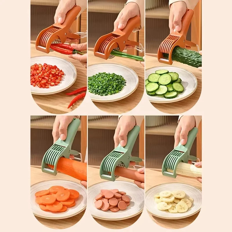 Stainless Steel Vegetable Fruit Slicer Multi Functional Vegetable