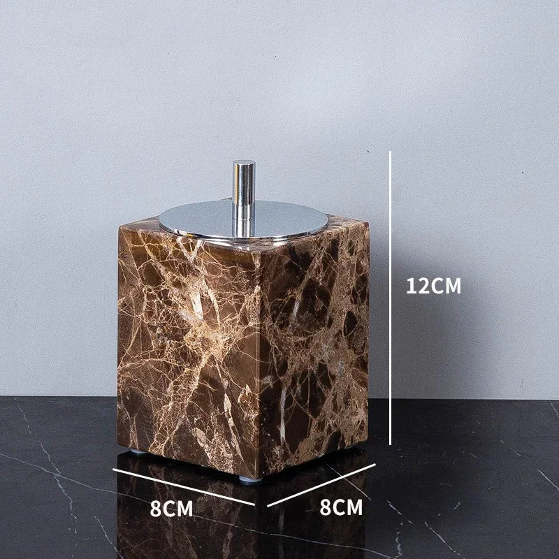 Emperador Dark Natural Marble Bathroom Brown Luxury Toothbrush