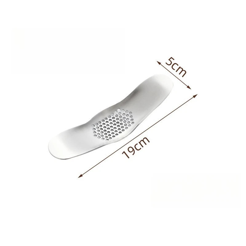 Garlic Press Rocker Stainless Steel Garlic Crusher Chopper