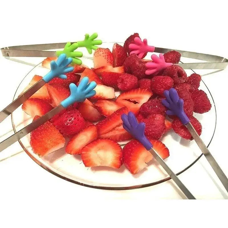 Creative Colorful Palm Stainless Steel Handle Silicone Mini
