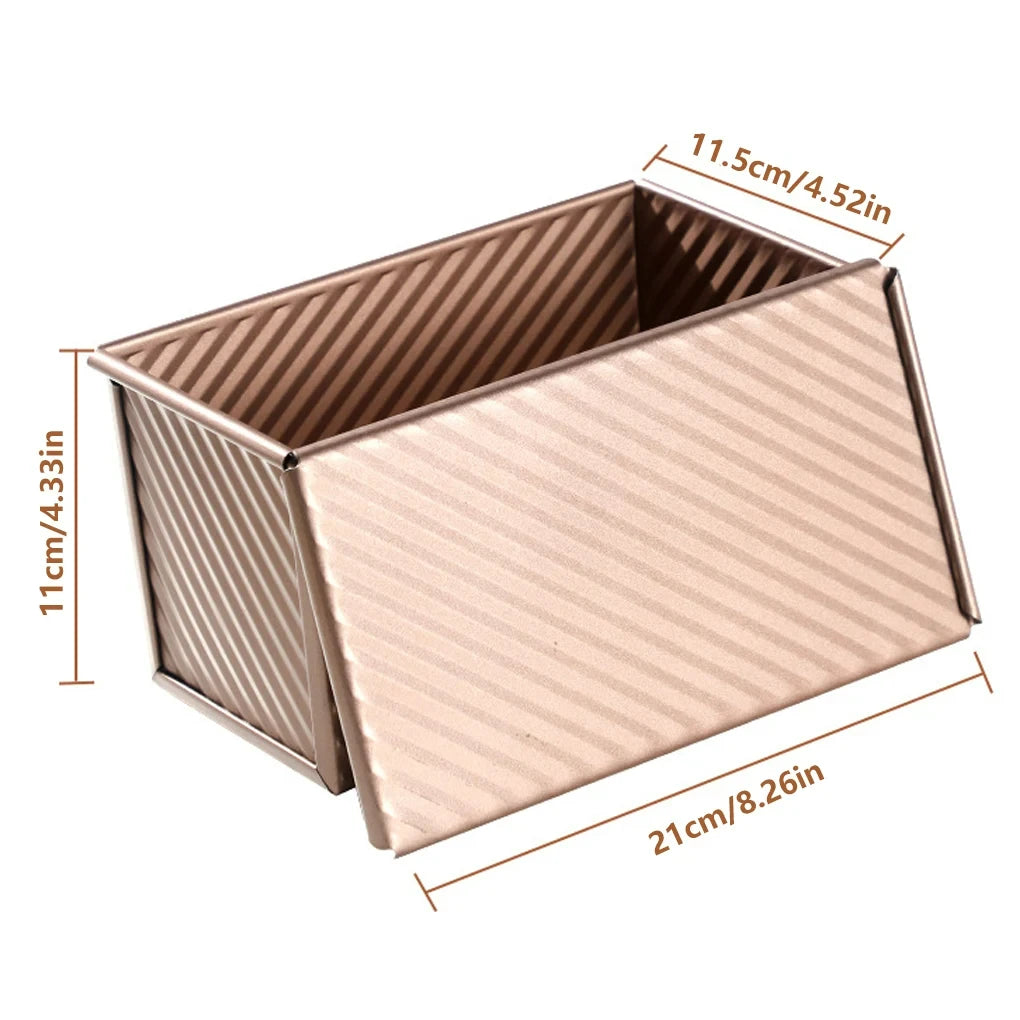 Corrugated Non-Stick Coating Bread Pan Heat Resistance Make
