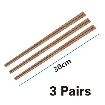 Long Chopsticks Noodles Fried Pot Chinese Style Wooden