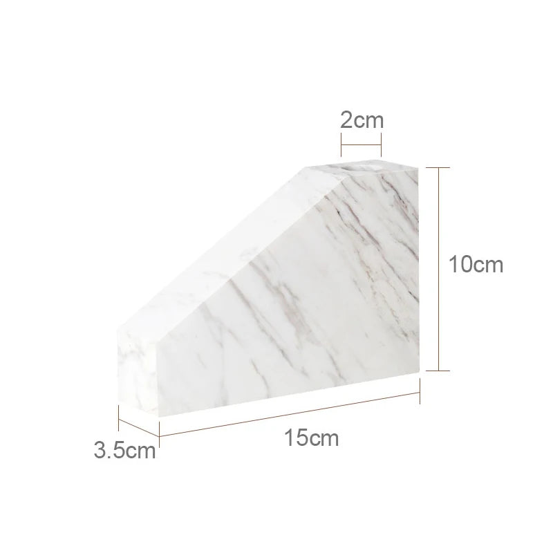 Volakos White Natural Marble Bathroom Soap Dispenser Soap