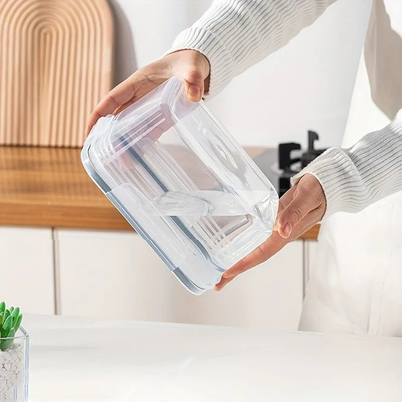 4/6pcs/Set Leak-Proof Food Storage Containers-Airtight Stackable