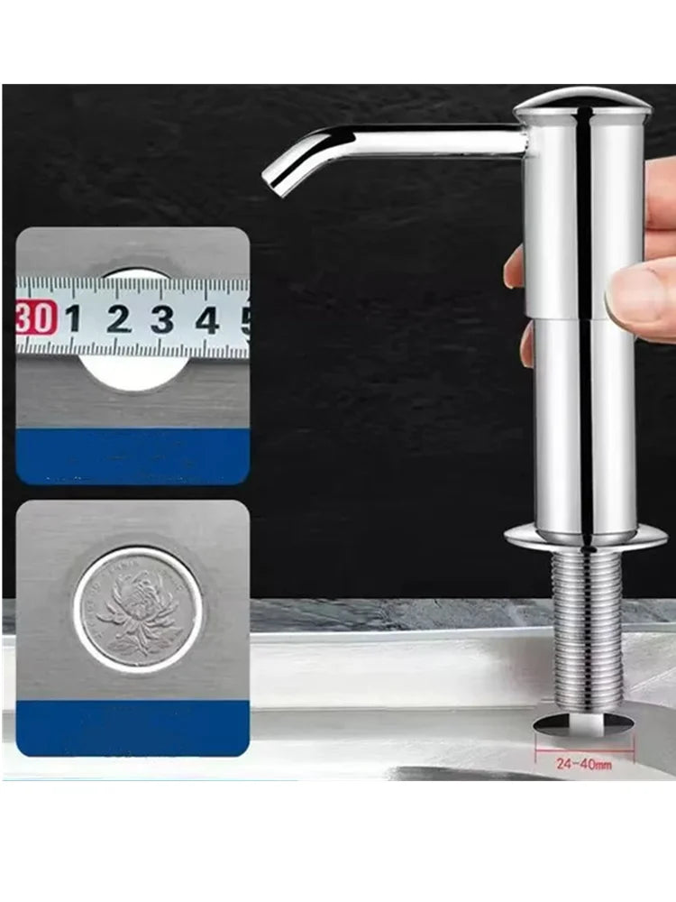 Counrtertop Dishes Dispenser Extention Tube Hand Press Soap