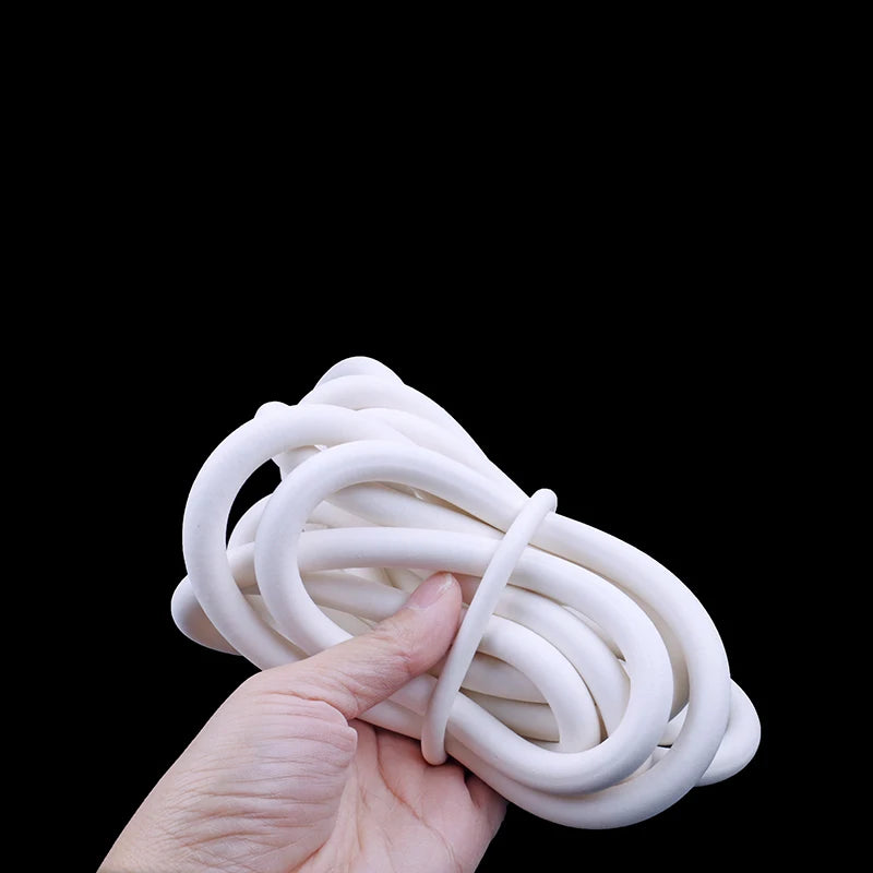1m/5m Silicone Rubber Foamed Strip Round Diameter 1mm-25mm