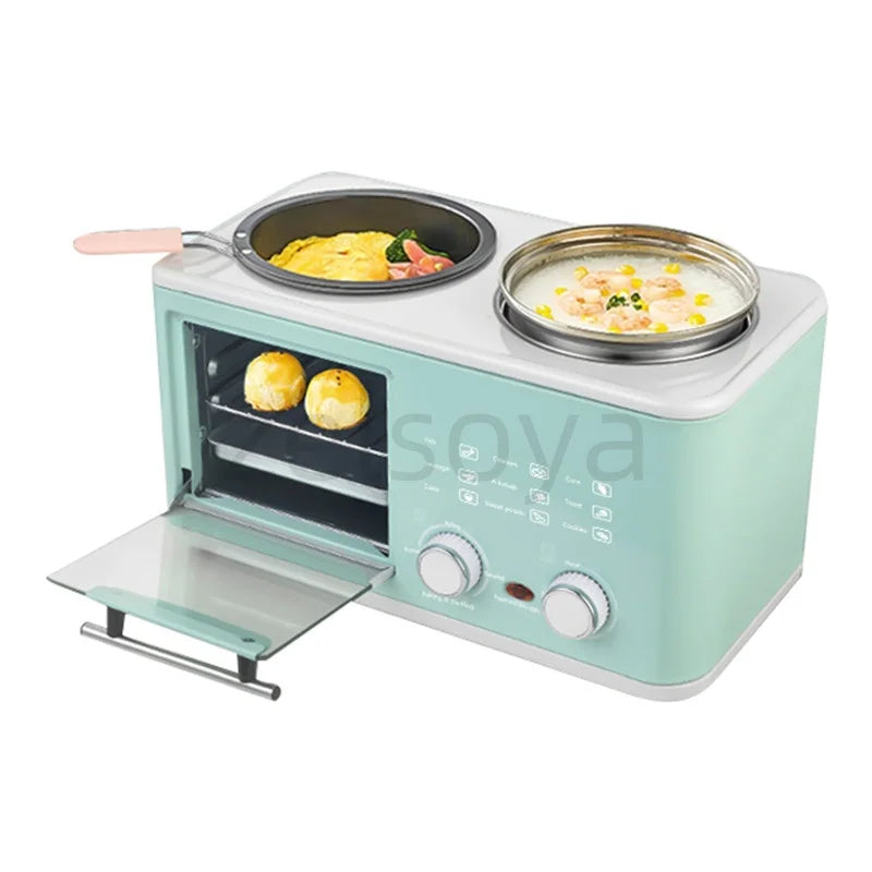 In Breakfast Machine Multi-Functional Toaster Small Baking