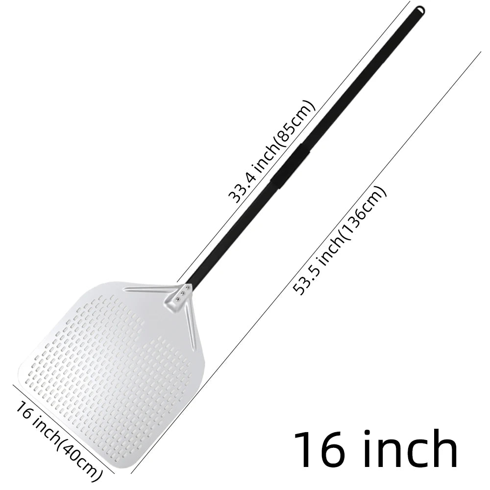15 16 Inch Big Pizza Peel Perforated Shovel