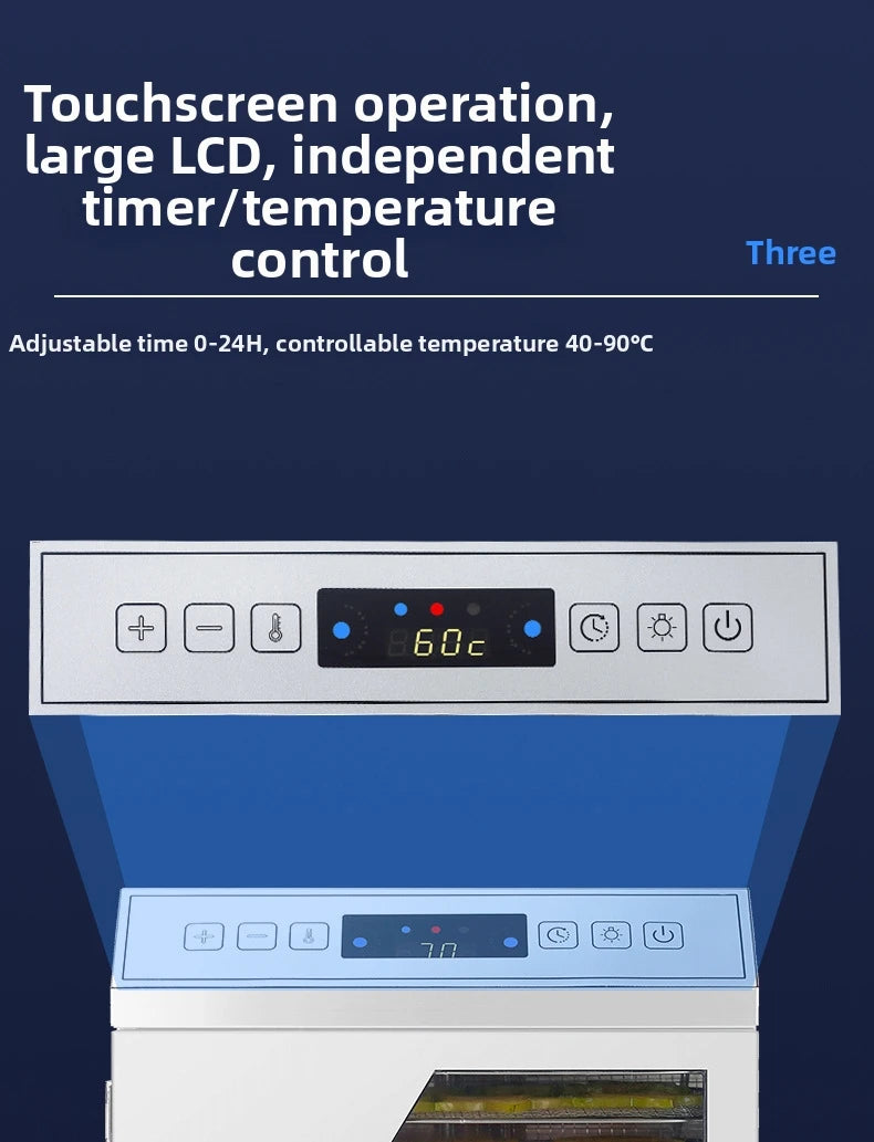 18-Tier Commercial Food Dehydrator Heavy-Duty Dryer Meat Fruits