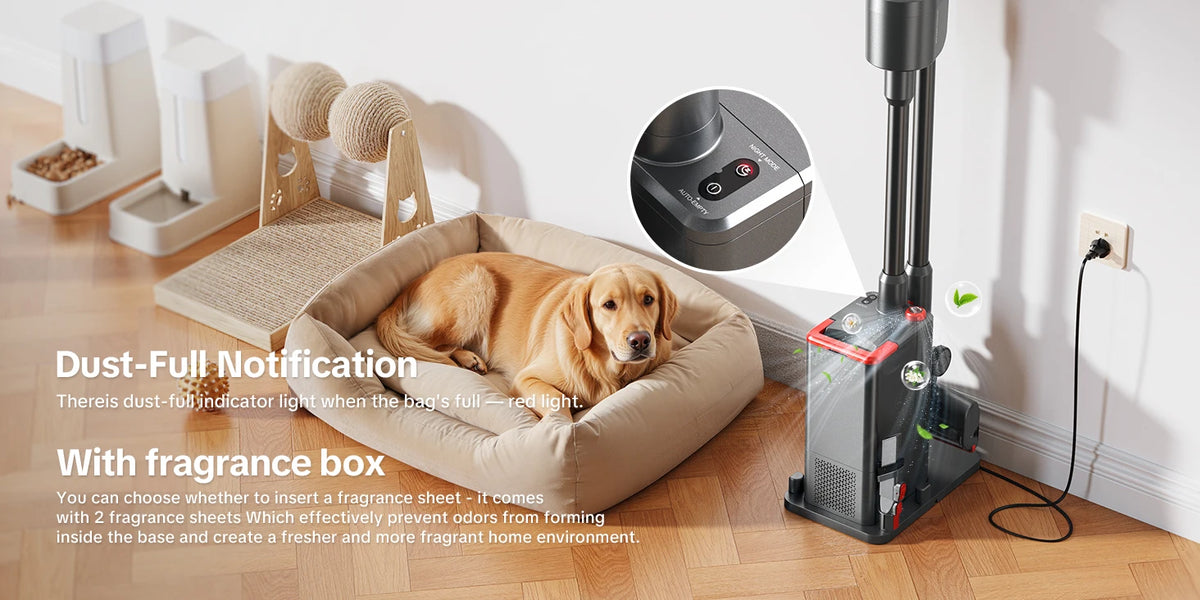 Lubluelu X1000 Vacuum Auto Empty Base Station 70kpa