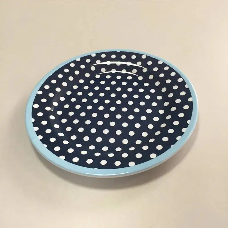 9in Imitation Porcelain Dinner Plate Serving Cake Tray