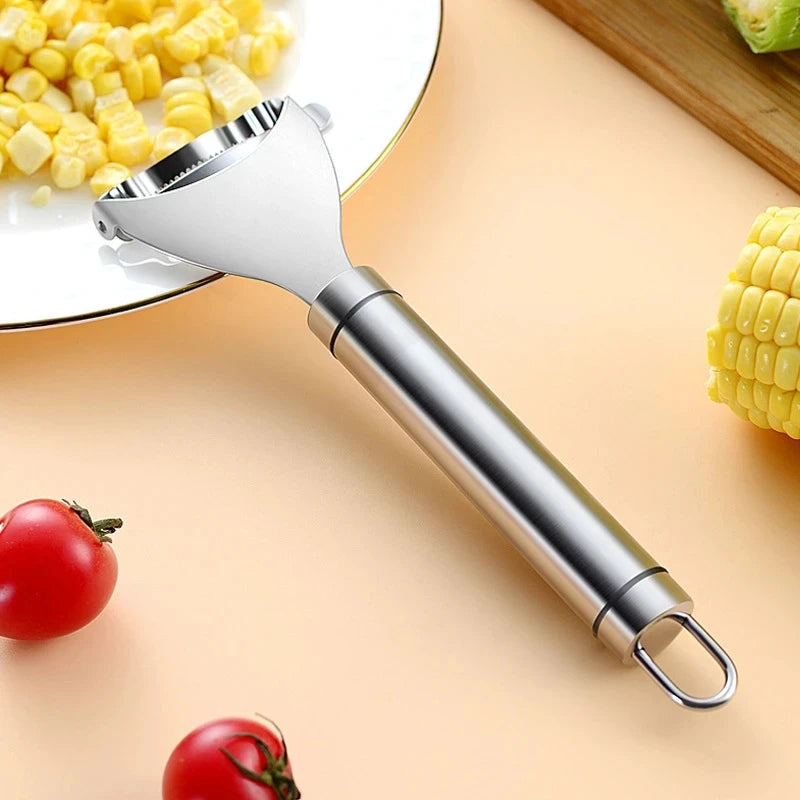 Stainless Steel Corn Stripper Peeler Cob Cutter Thresher