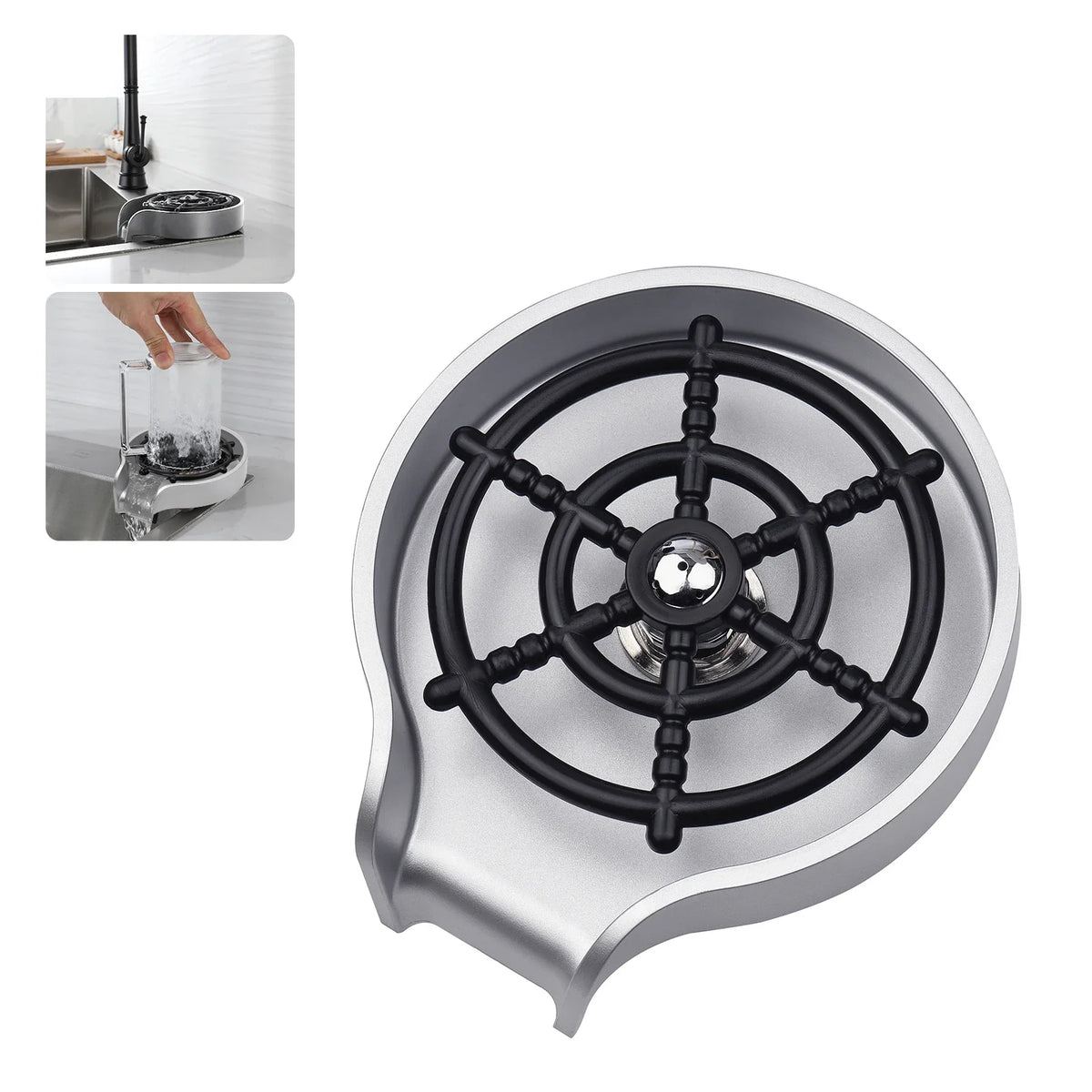 Glass Rinser Sink Bottle Cups Washer Sink Attachment