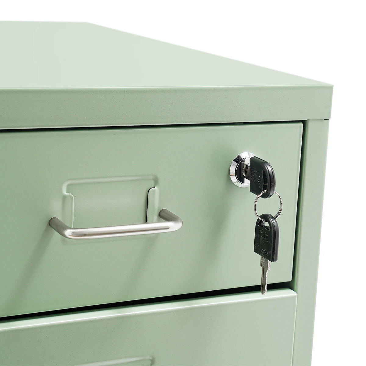 Lockable Rolling Metal File Cabinet 6-Drawer Office Document