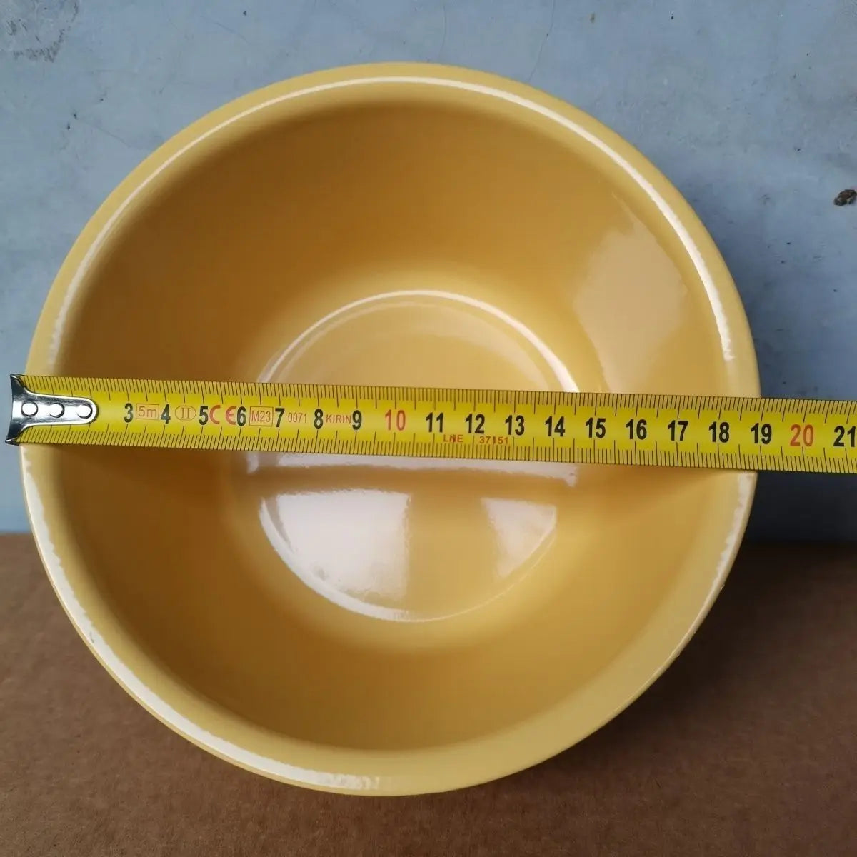 Food Storage Pot Enamel Basin Classic Vintage Enamel