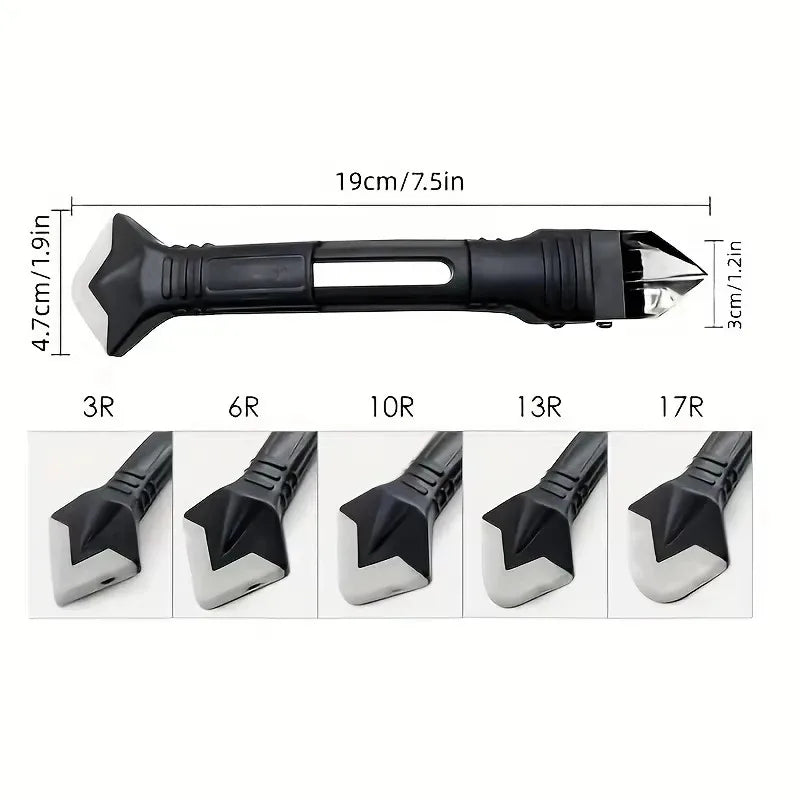 Silicone Scraper Squeegee Glue Remover Knife Caulking Angle