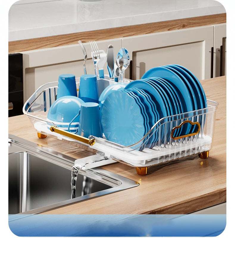 Luxury Dish Drying Rack Eco-Friendly Drainer Rack Drain