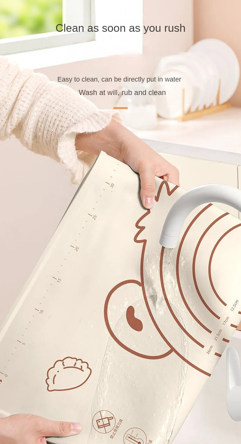 Antibacterial Silicone Mat Thickened Kneading Mat Food Grade