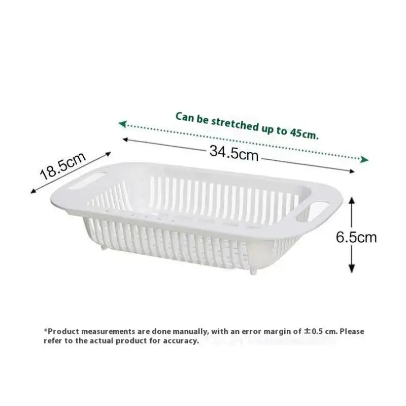 Organizer Soap Sponge Holder Sink Rack Telescopic Drain