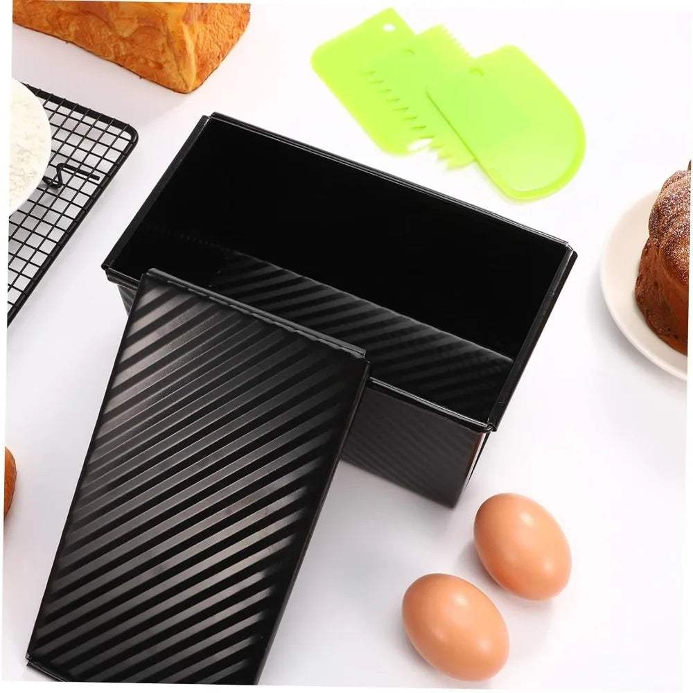 1pc Rectangle Loaf Pan Lid Non Stick Bakeware