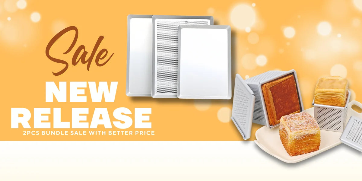 Puff Pastry Baking Tray Mille Feuille Rectangular Pastry