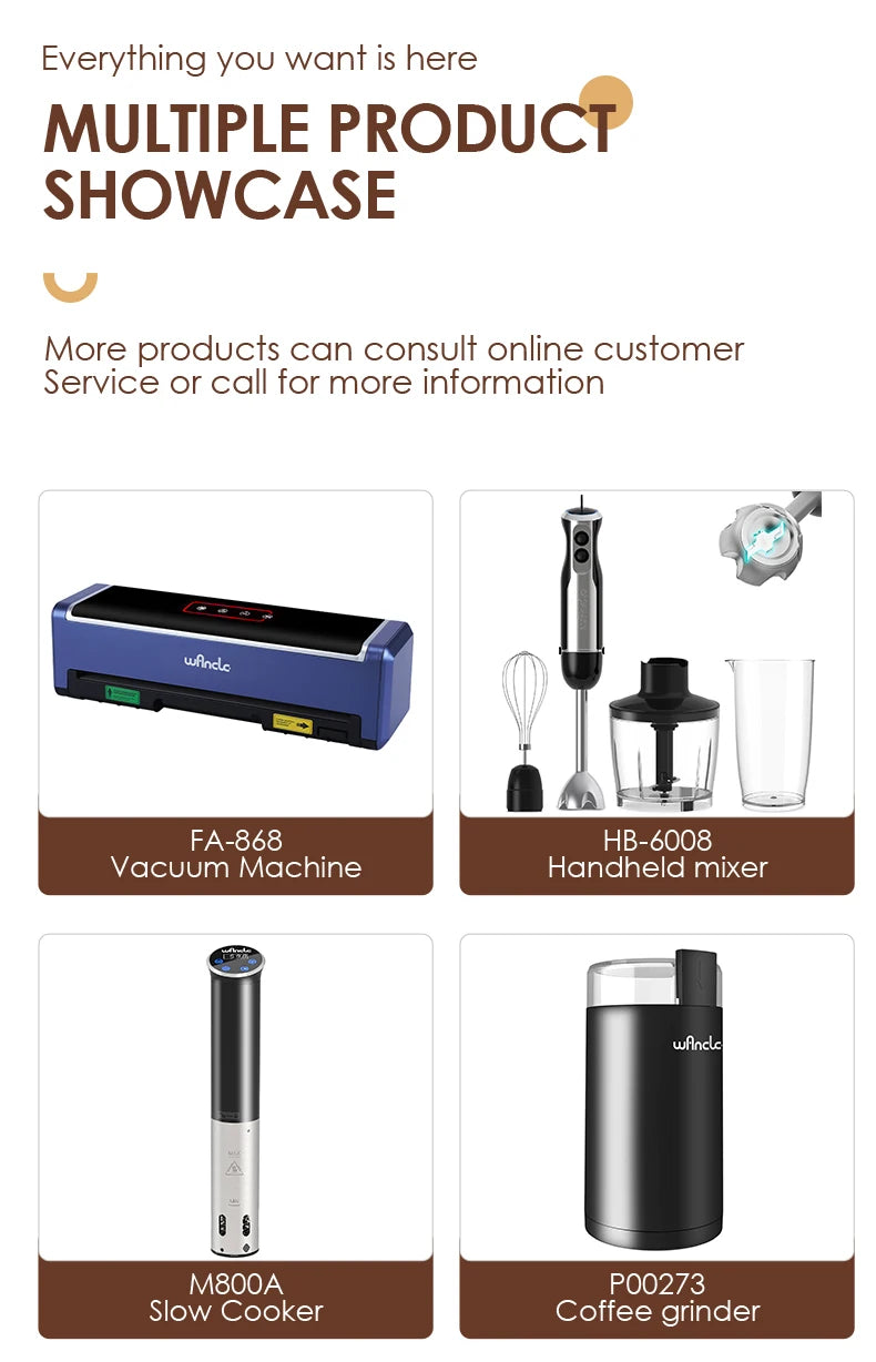 200w High-Power Coffee Grinder Coffee Bean Grinder Machine