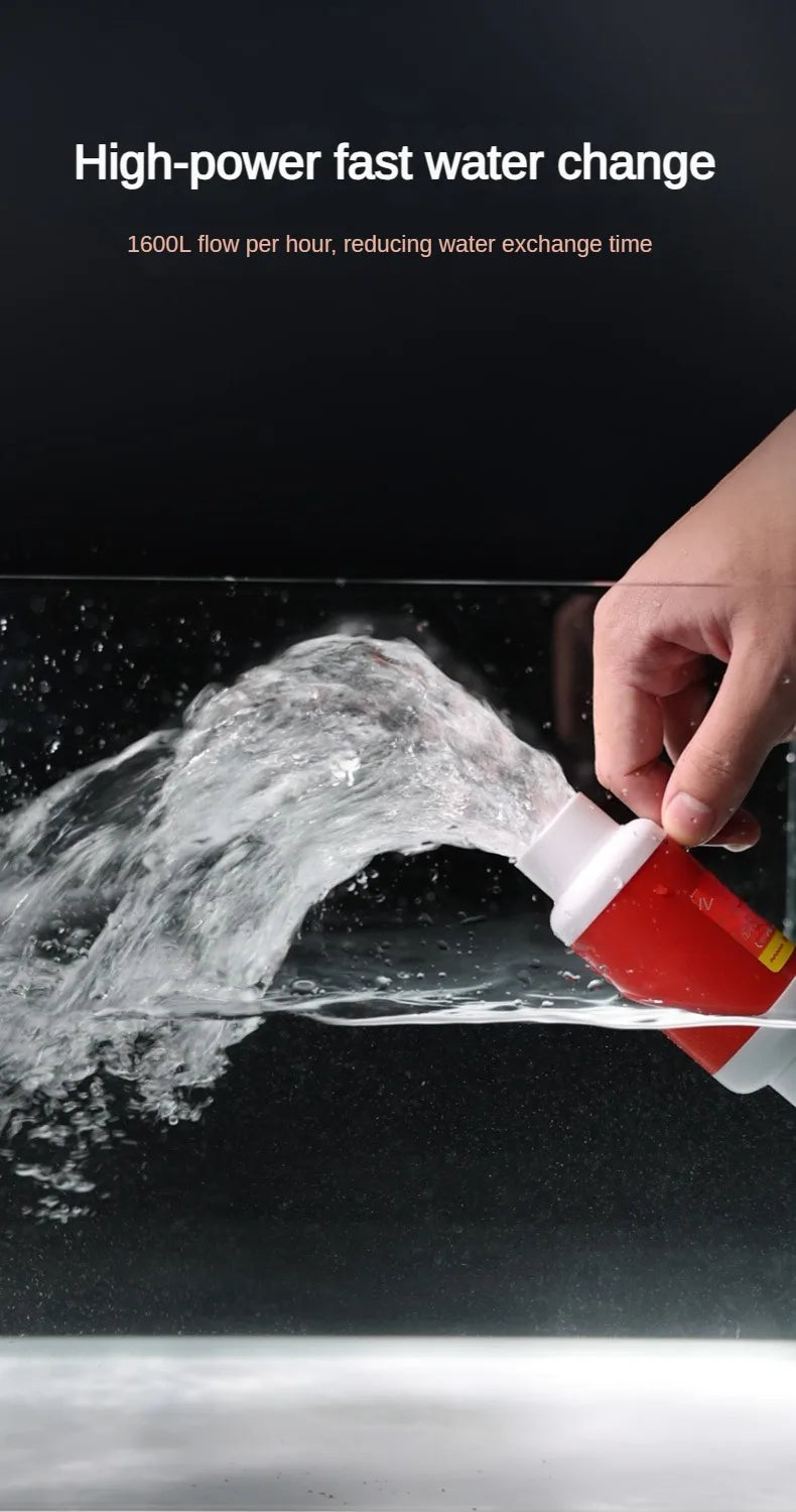 Fish Tank Water Exchanger Wireless Electric Water Pump
