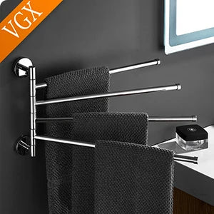 Vgx Gold Bathroom Towel Holder Stainless Steel Towel
