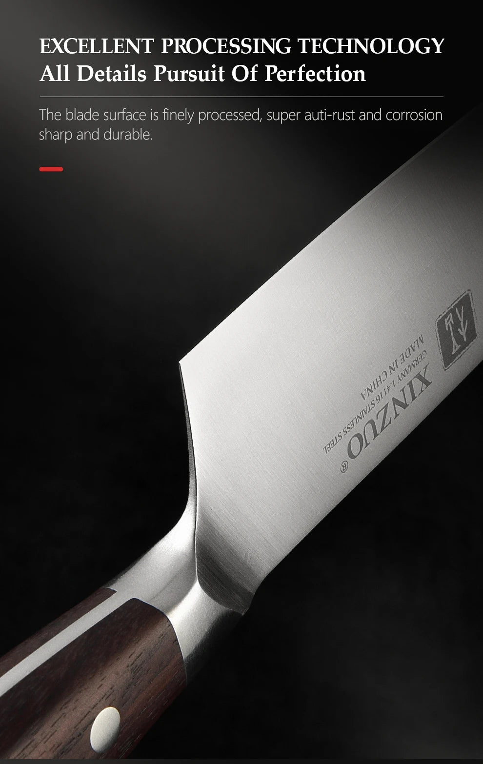 Xinzuo Knife Utility Cleaver Chef Bread Fruit Santoku