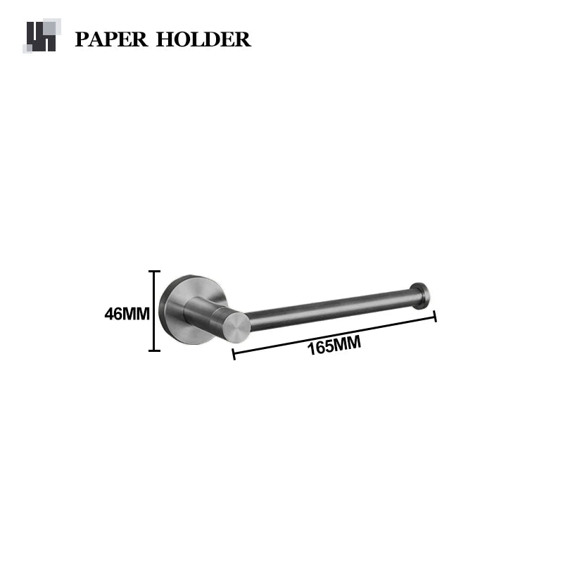 Gray Bathroom Hardware Cup Rack Towel Rack Toilet