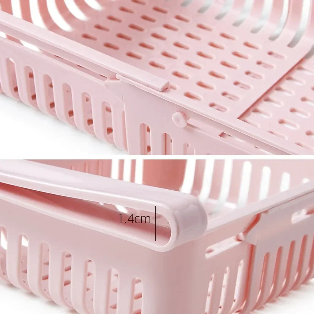 Fridge Organizer Storage Drawer Plastic Storage Box Container