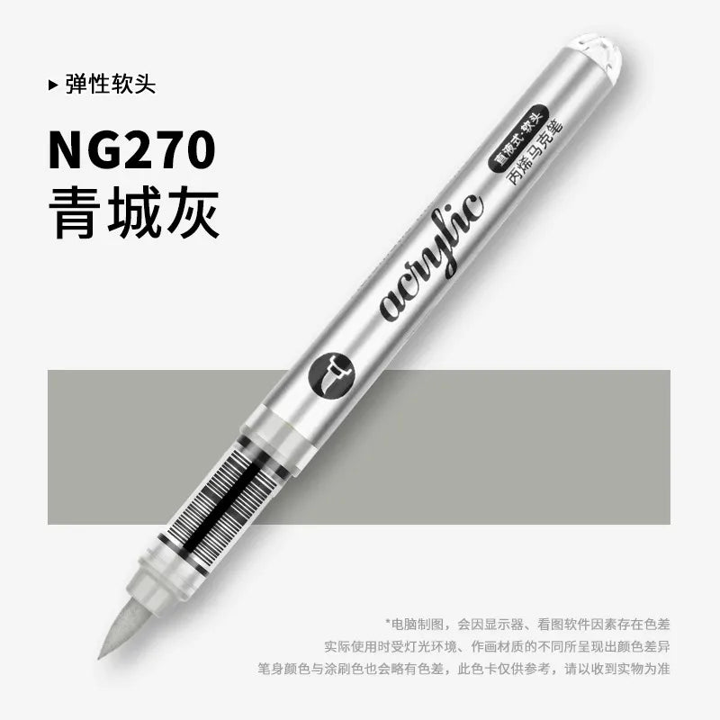Grasp 120/1 Colors Acrylic Markers Brush Tip Paint