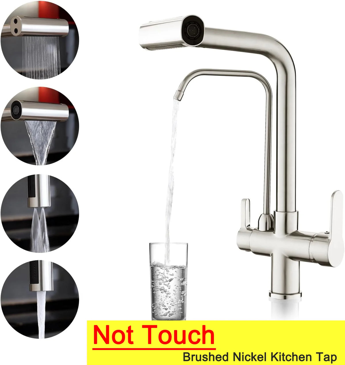 Feiyu Touch Filter Sink Faucet Pull Down Cold