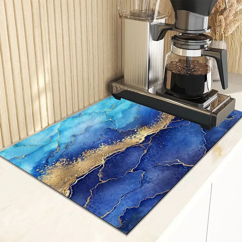 Dish Drying Mat Countertop Mat Tableware Drain Mat