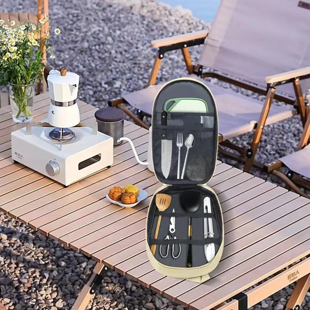 Camping Utensil Storage Bag Waterproof Organizer Pouch Outdoor