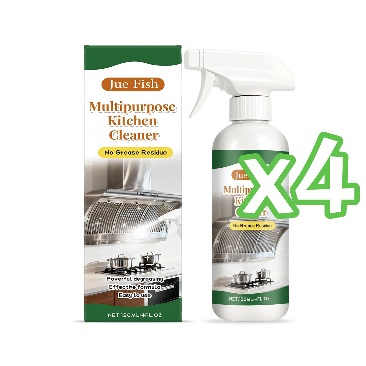 Grease Cleaner Spray Powerful Dissolve Stubborn Oil Stains