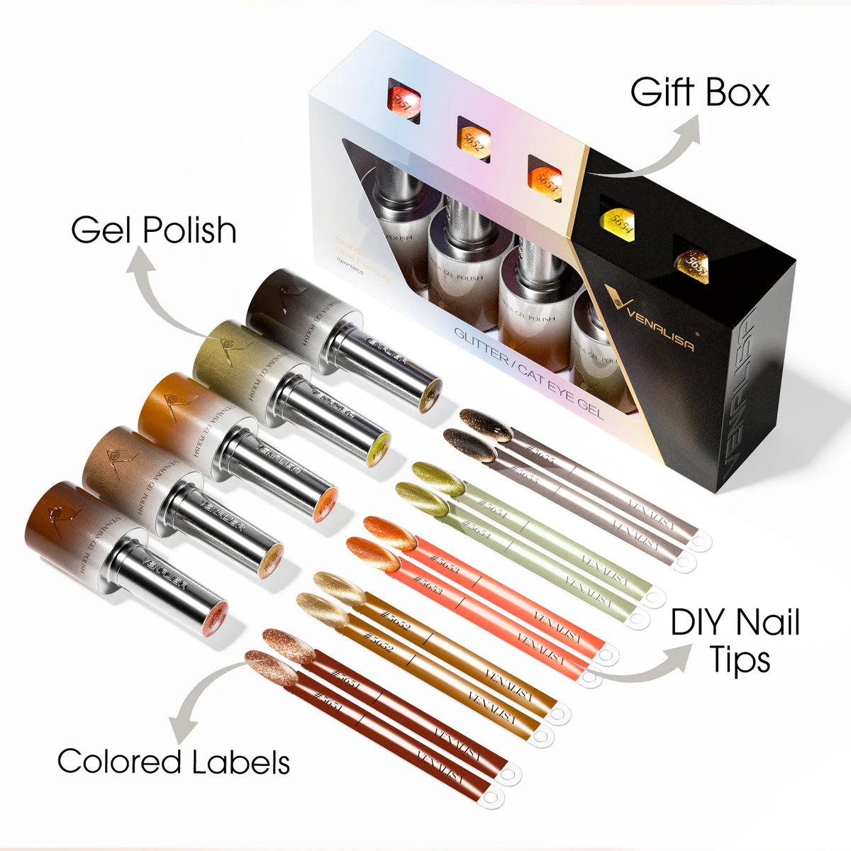 1pc Venalisa 10ml Nail Gel Polish Kit Soft