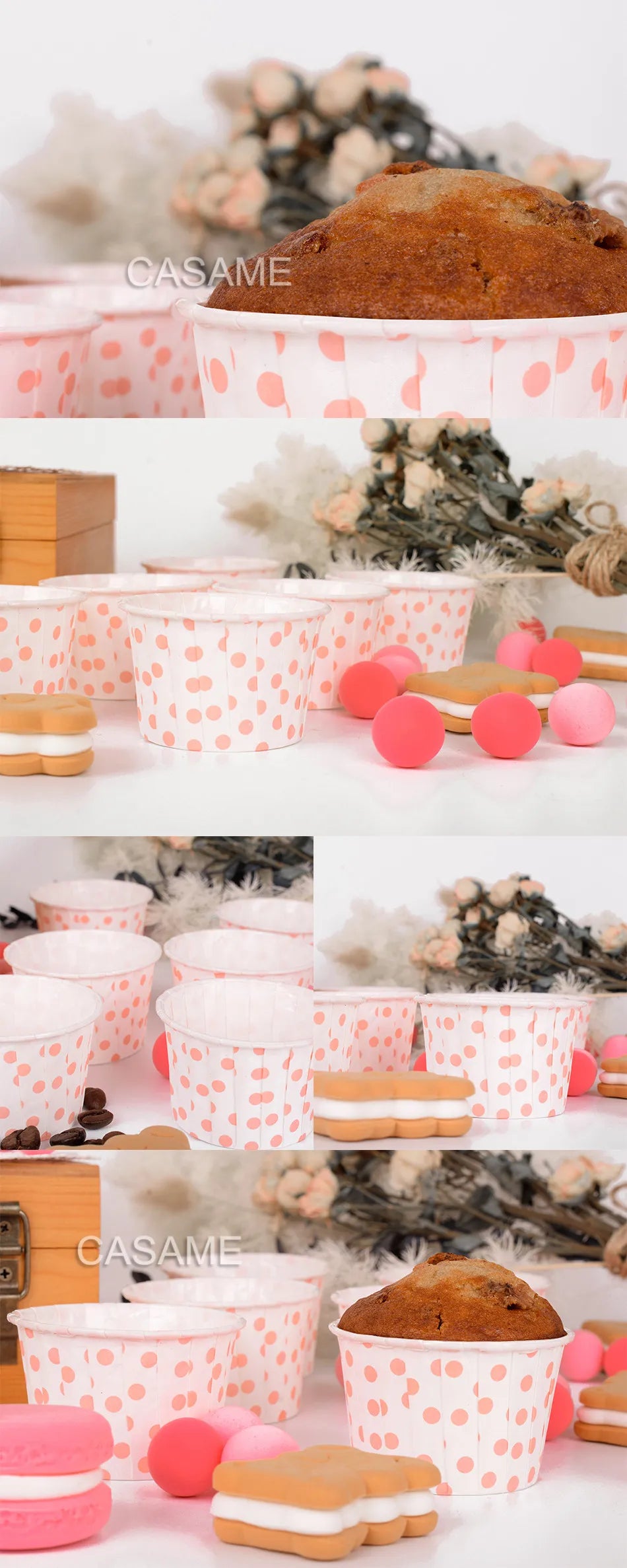 10/20 Large Big Cupcake Paper Cup Oilproof Liner