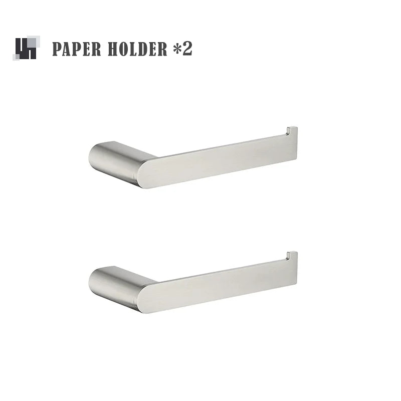 Brushed Towel Ring Holder Bar Rack Brush/Paper Holder