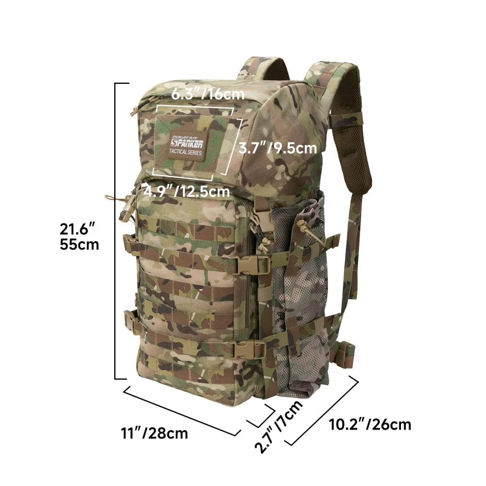 Tactical Backpack Outdoor Hiking Sport Knapsack 500d Nylon
