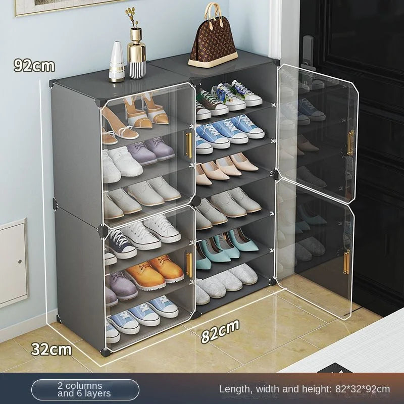 Small-Scale Foldable Cabinets Living Room Multilayer Large Space