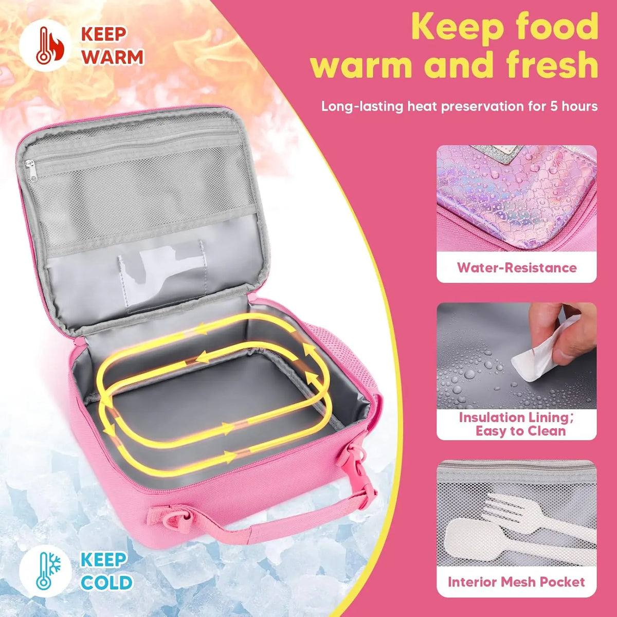 Unicorn Bento Lunch Box Kids Microwave Oven Bento