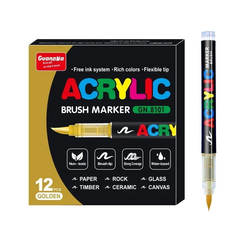 12 To 240 Colors Acrylic Paint Pens Multi