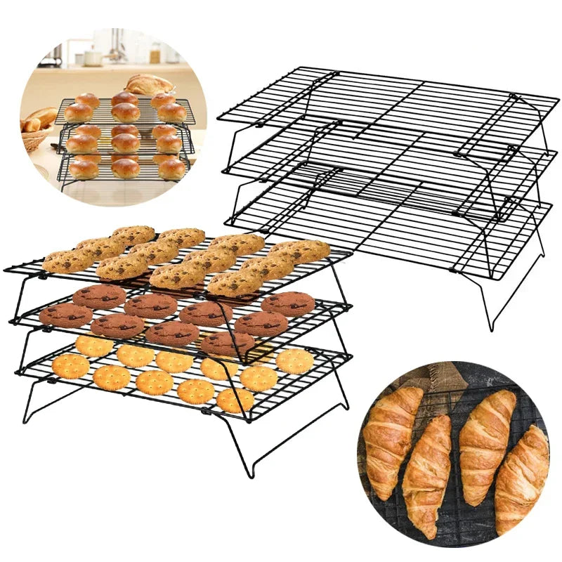 Stainless Steel Layer Foldable Non Stick Wire Grid