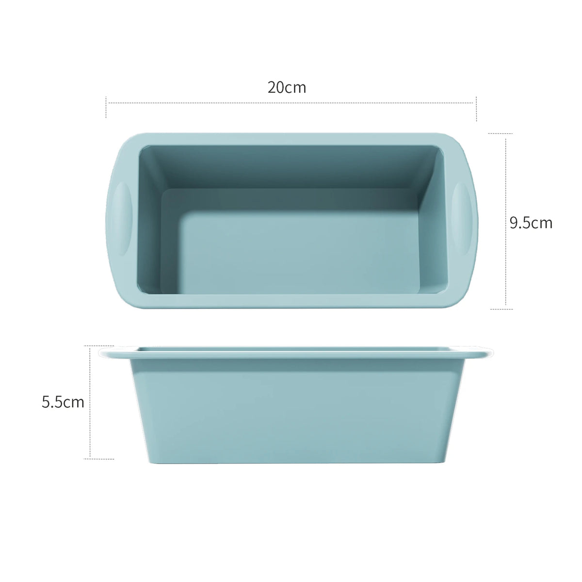 Silicone Baking Molds Nonstick Rectangle Cake Pans Mini