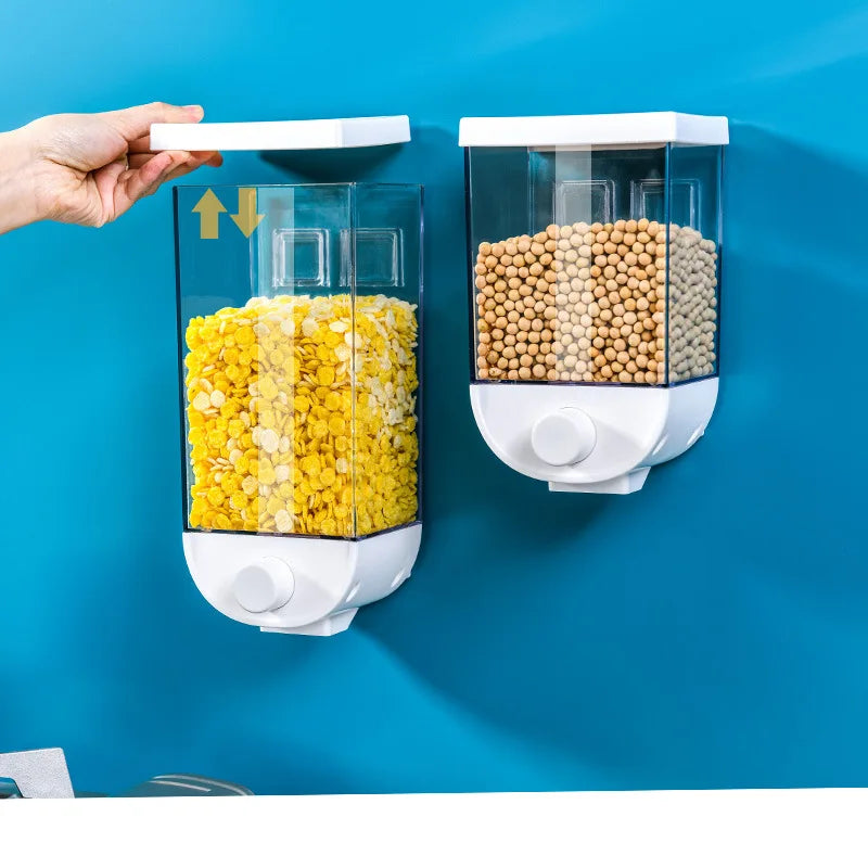 Storage Food Organizer Wall Mounted Dry Food Cereal