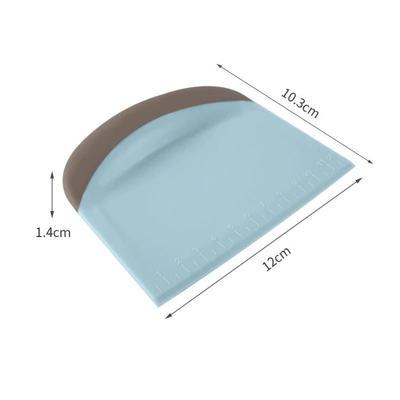 1/2pcs Dough Scraper Scale Multi-Functional Bowl Bench Scraper