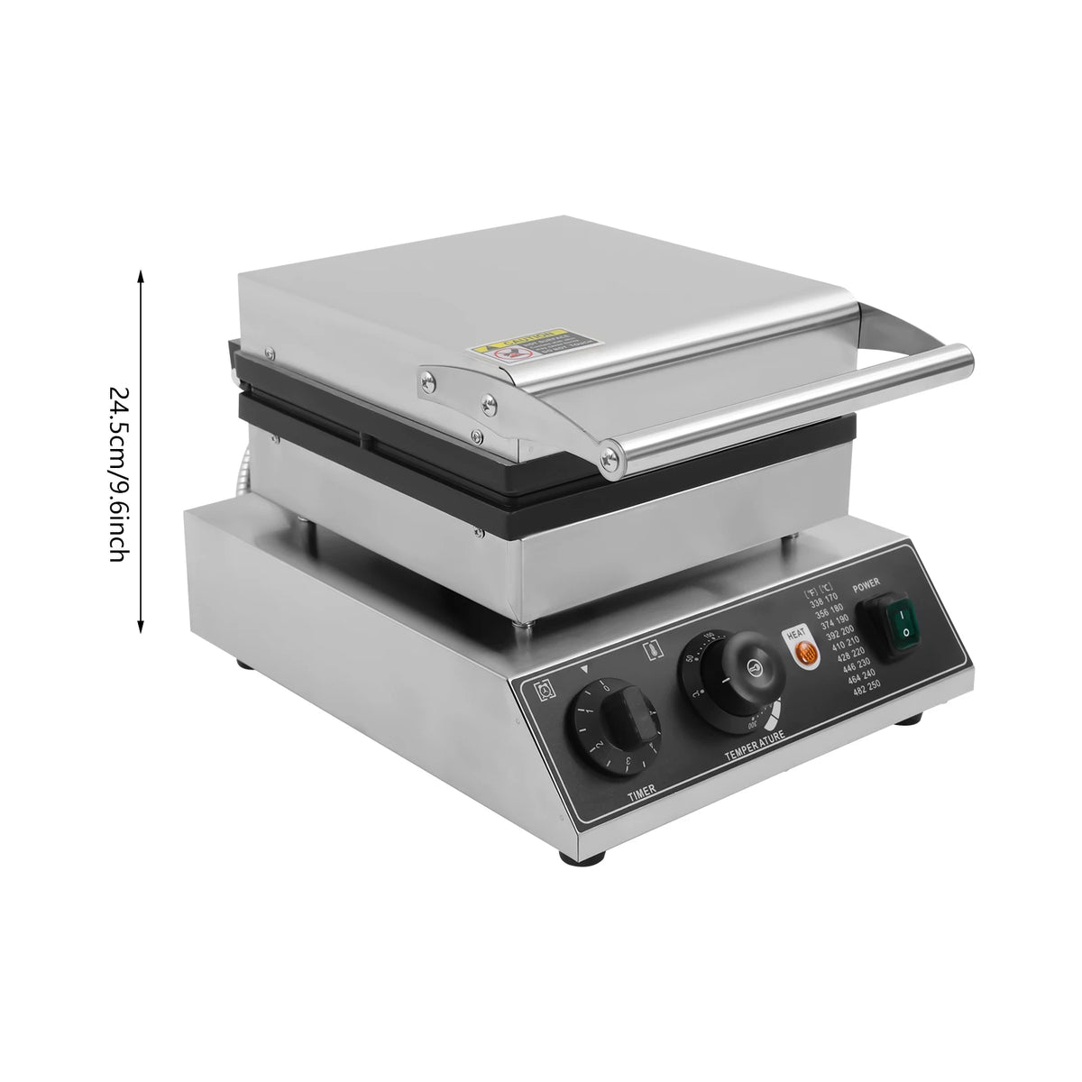 1750w Electric Waffle Maker Grids Waffle Making Machine